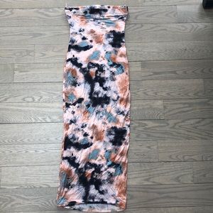 Tie Dye Tube Dress!